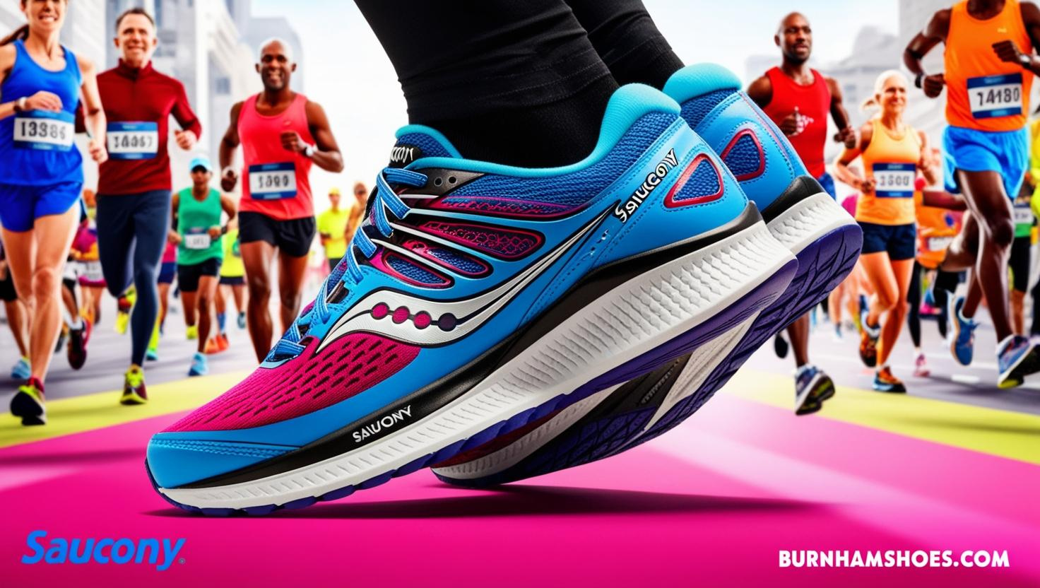 backdrop of a marathon