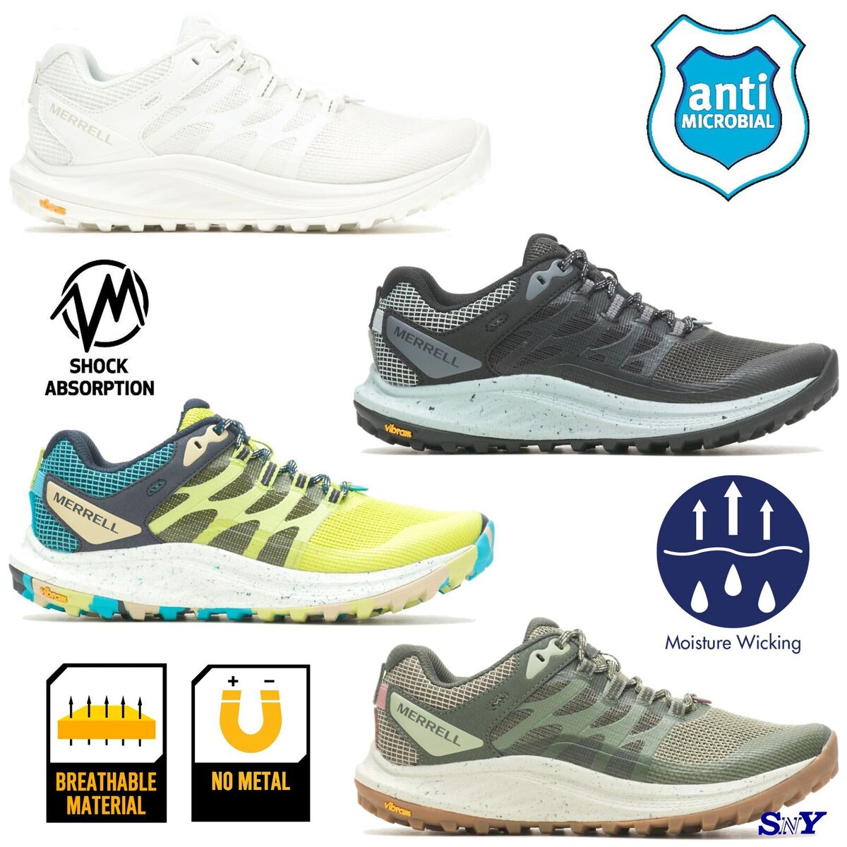 · Running Shoes With Moisture-Wicking Material