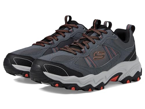 Skechers Men's Stamina at Upper Stitch Sneaker, Grey, 13 Wide